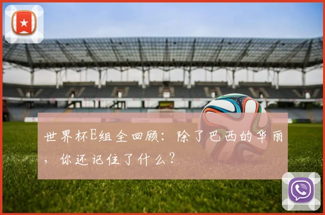 世界杯E组全回顾:除了巴西的华丽,你还记住了什么?