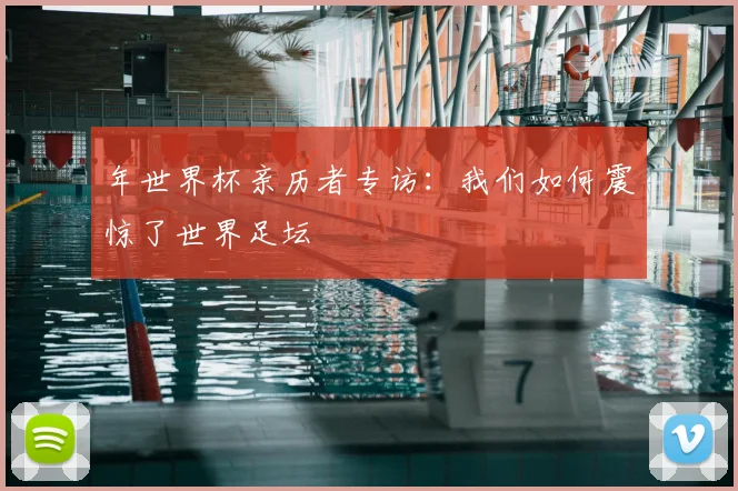 年世界杯亲历者专访：我们如何震惊了世界足坛