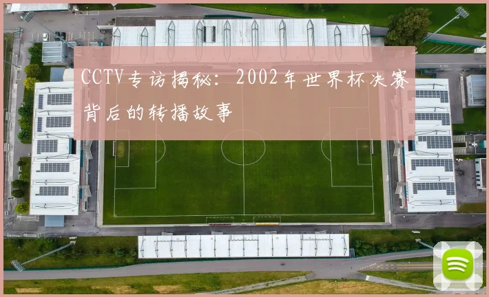 CCTV专访揭秘：2002年世界杯决赛背后的转播故事
